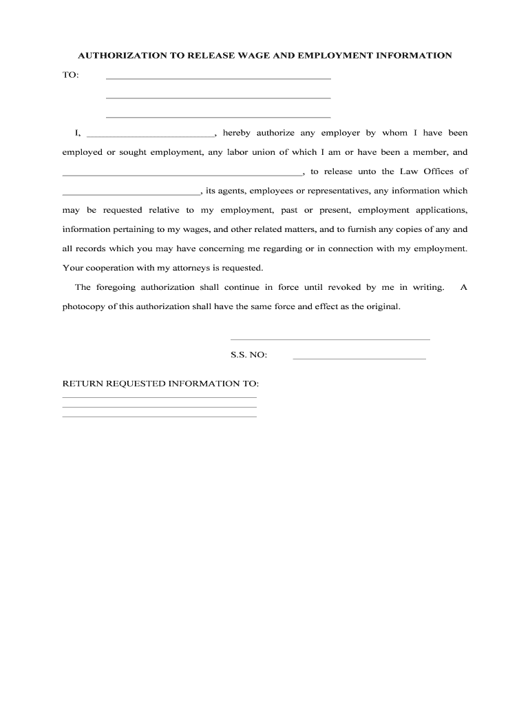Personal History Statement Greenville, TX  Form