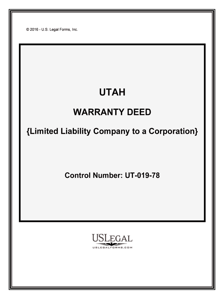 Limited Liability Company to a Corporation  Form