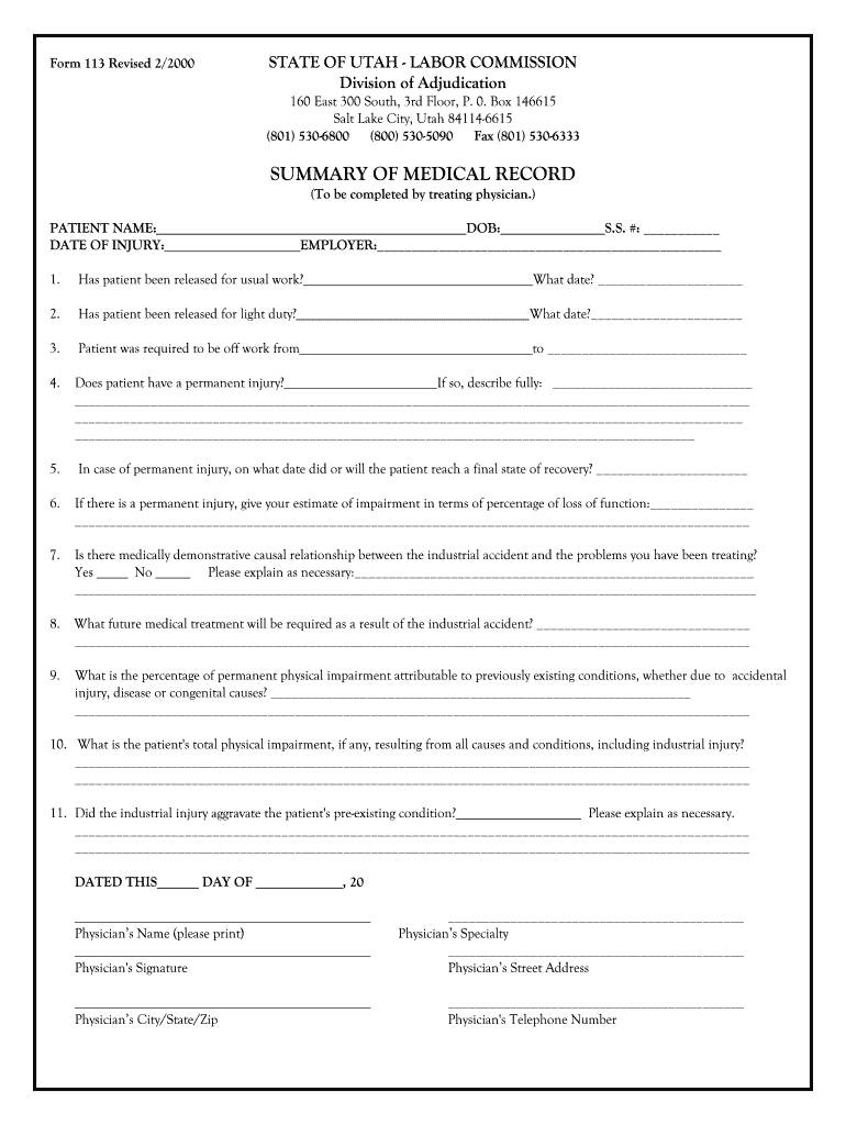 FORM 113 DOC