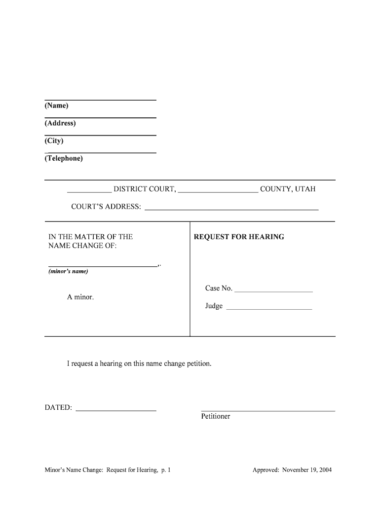 Title 77 Utah Code of Criminal Procedure Chapter 1  Form