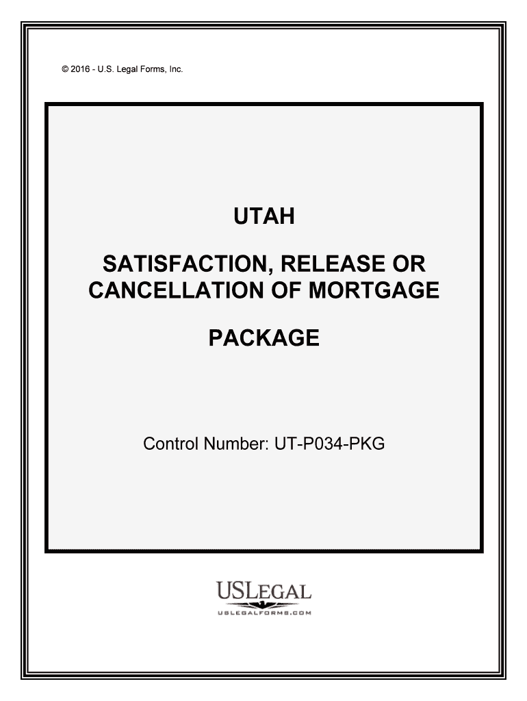 Control Number UT P034 PKG  Form