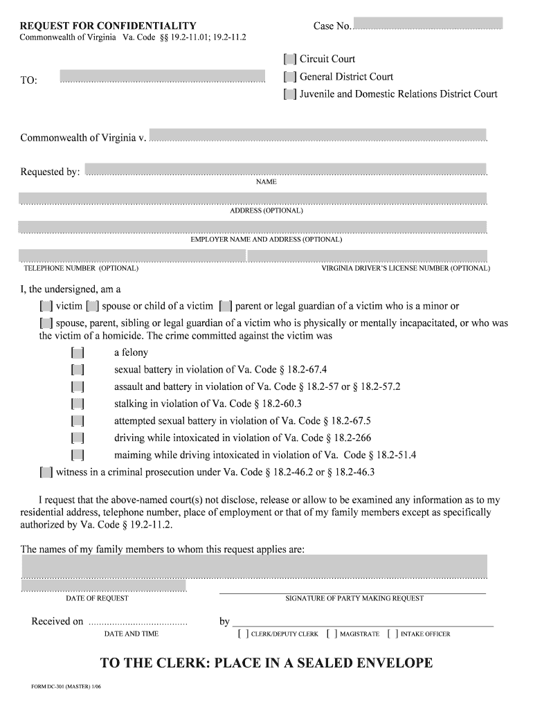 Commonwealth of Virginia V  Form