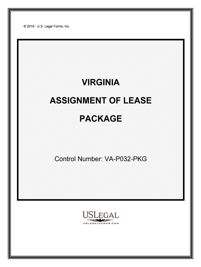 Control Number VA P032 PKG  Form