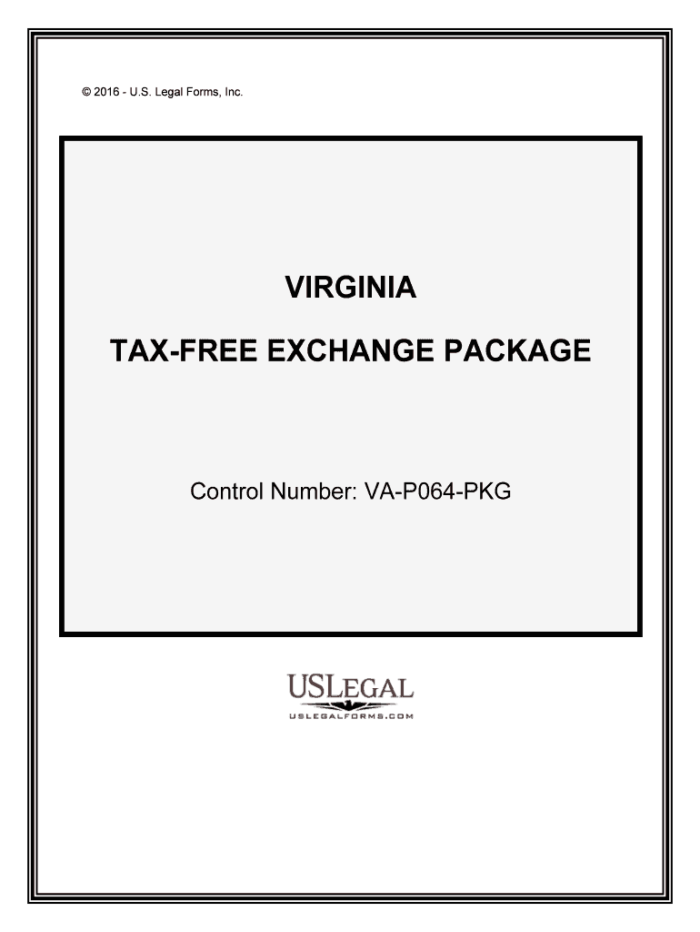 Control Number VA P064 PKG  Form