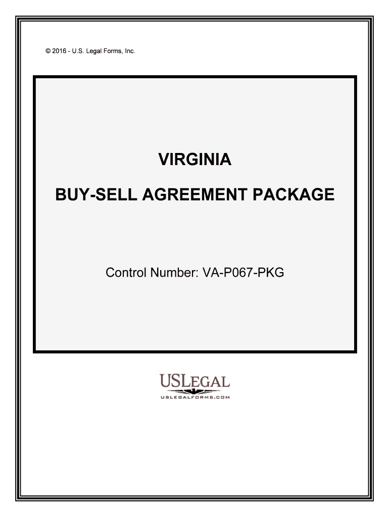 Control Number VA P067 PKG  Form