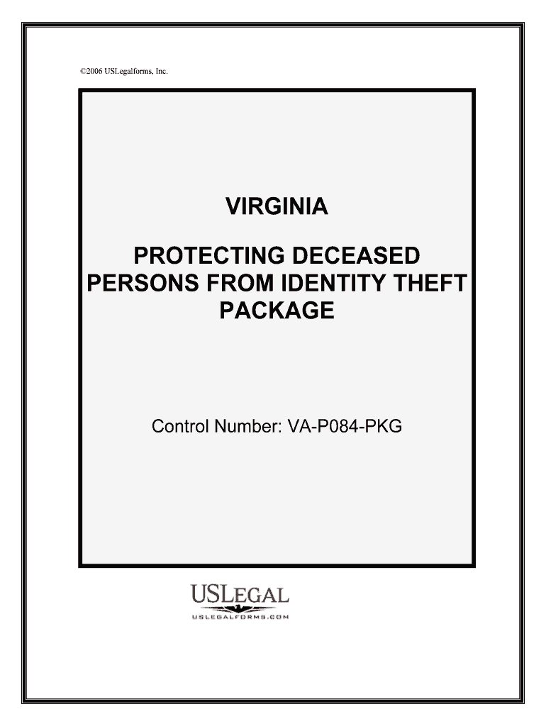 How to Avoid Identity Theft Attorney General of Virginia  Form