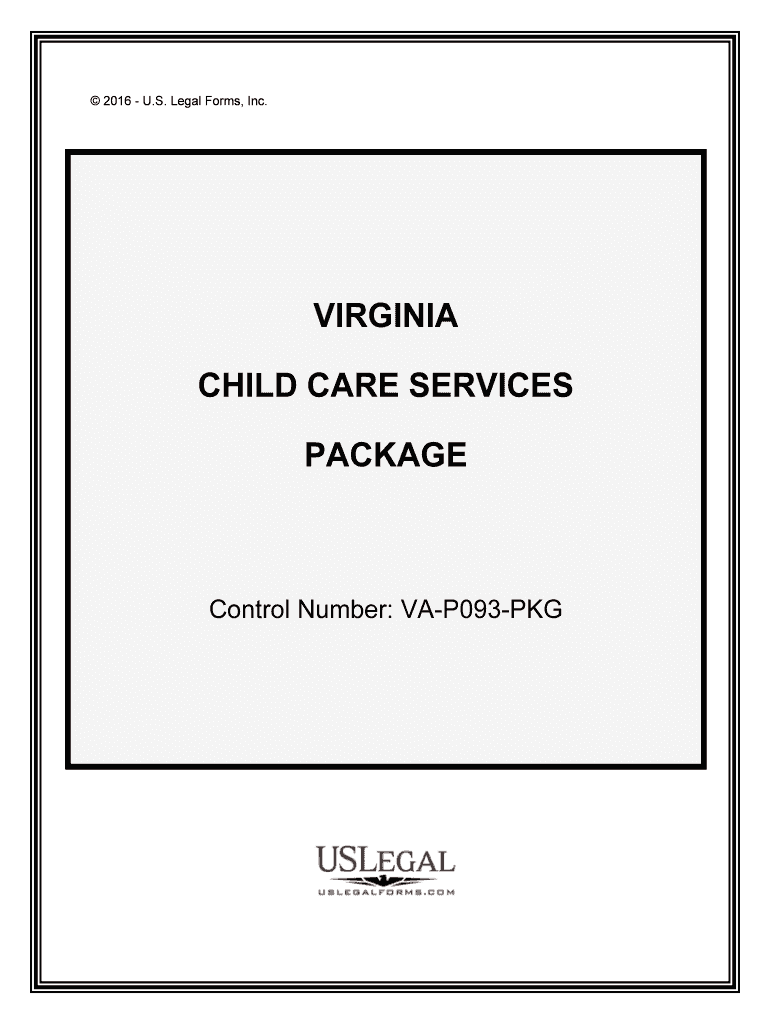 Control Number VA P093 PKG  Form