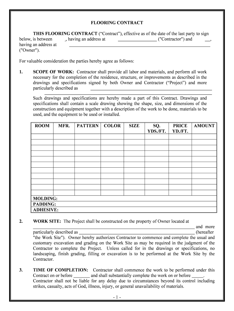 Contractor Agrees to Remove All Debris and Leave the Premises in Broom Clean Condition  Form