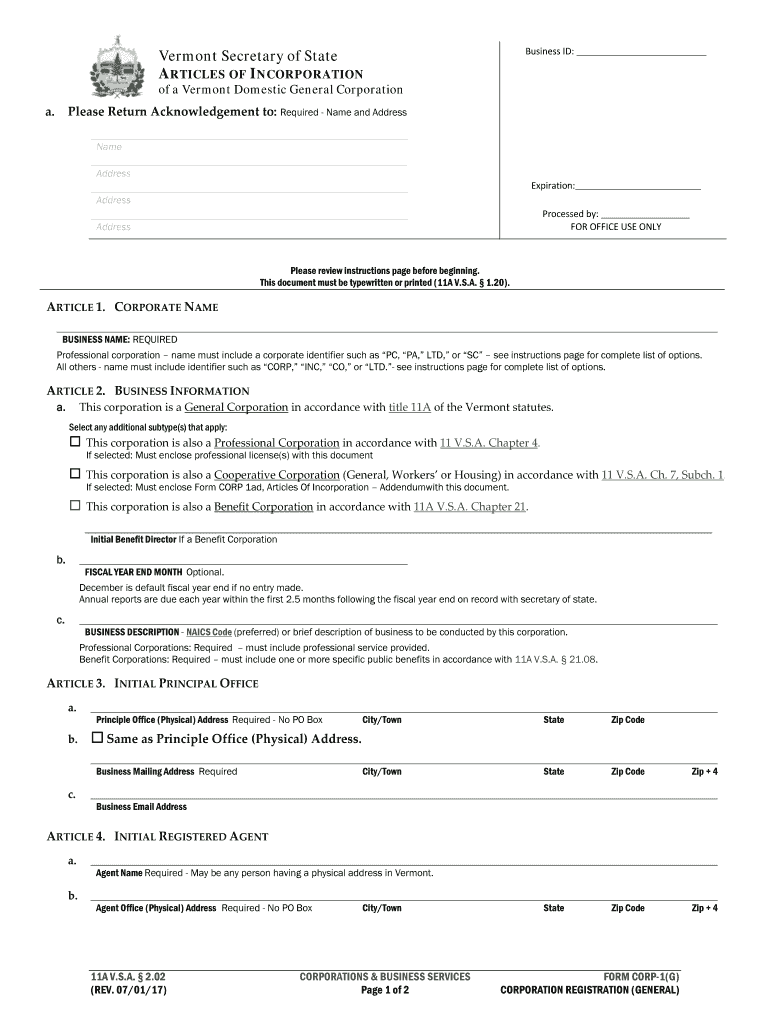 Data Broker Regulation Office of the Vermont Attorney General  Form