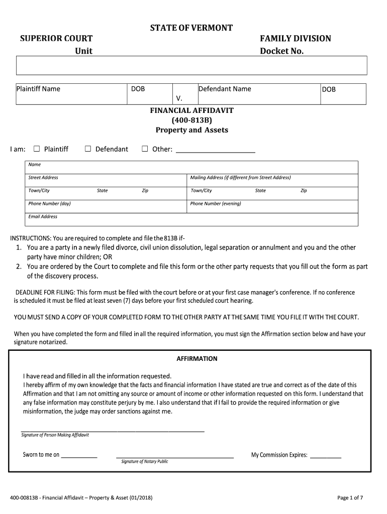 Fill and Sign the Instructions You Are Required to Complete and File the 813b If Form