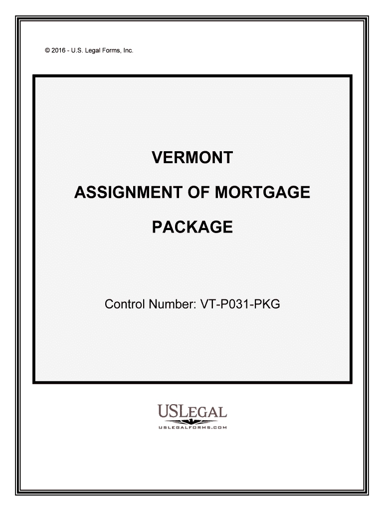 Control Number VT P031 PKG  Form