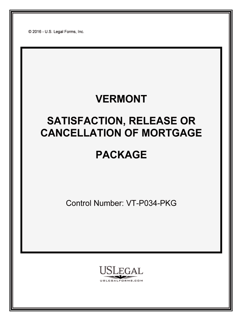 Control Number VT P034 PKG  Form