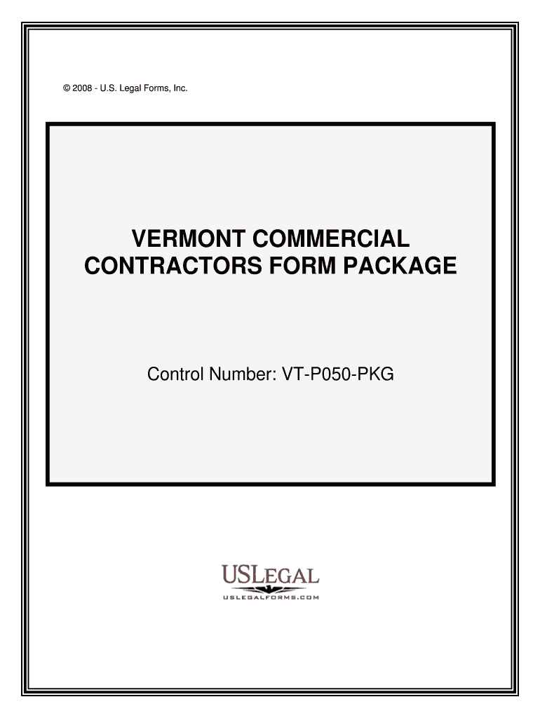 VT P050 PKG DOC  Form