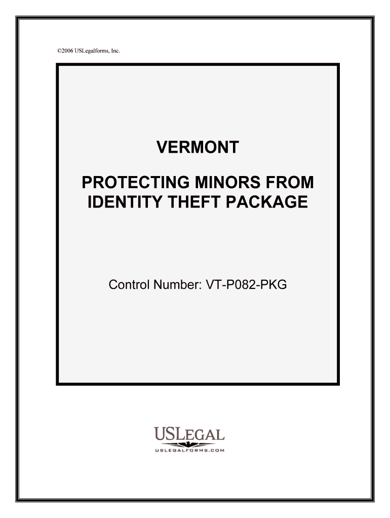 Control Number VT P082 PKG  Form