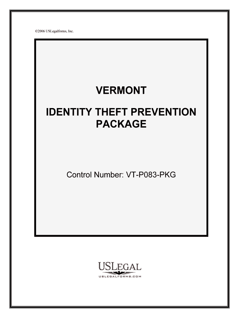 Report Identity Theft or Fraud Vermont Department of Taxes  Form