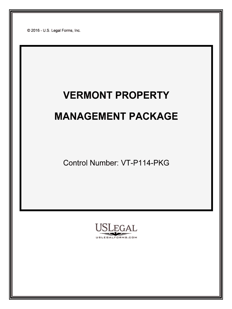 VERMONT PROPERTY  Form