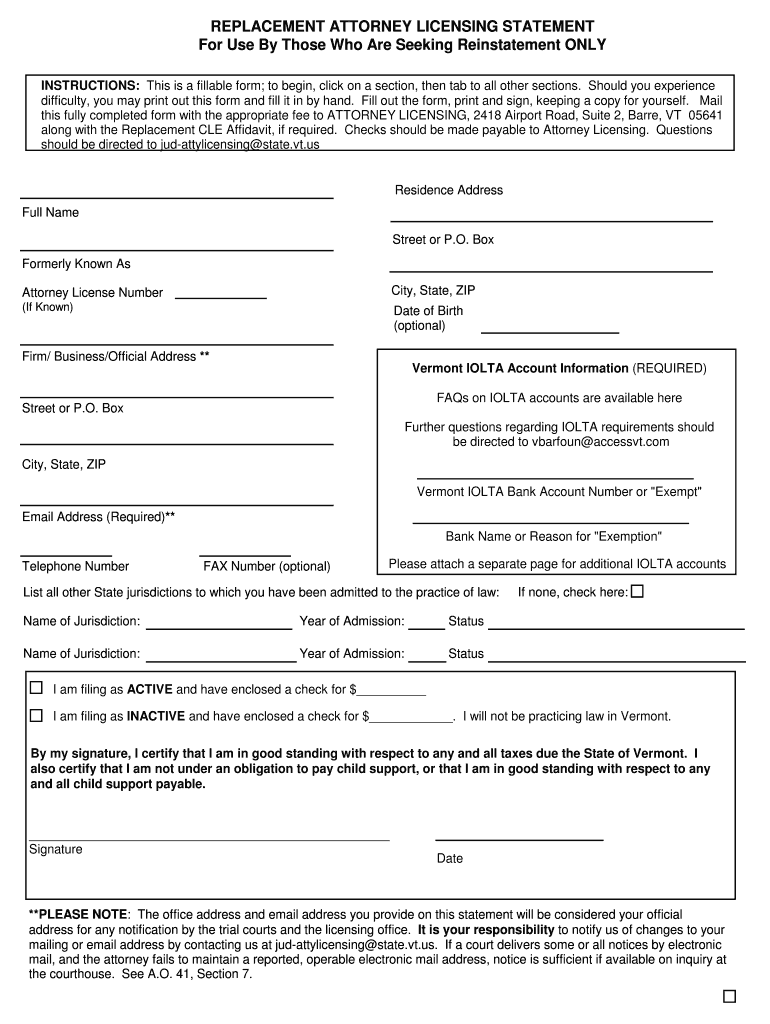 Blank Court Forms