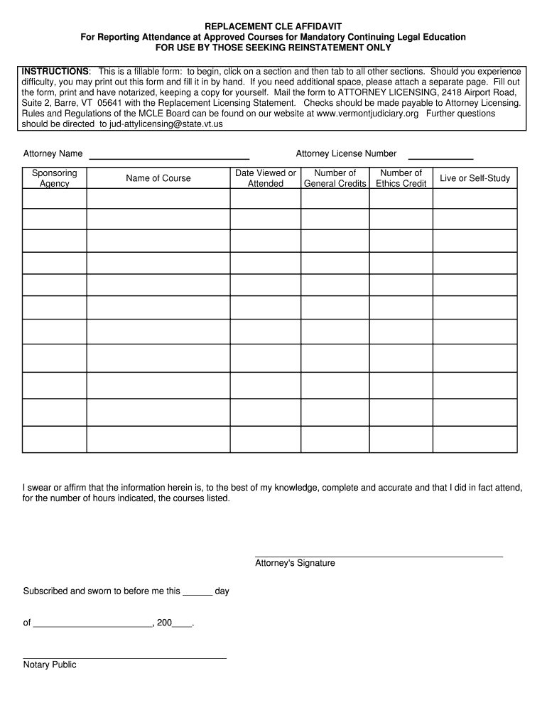 Mandatory Continuing Legal Education Application Forms