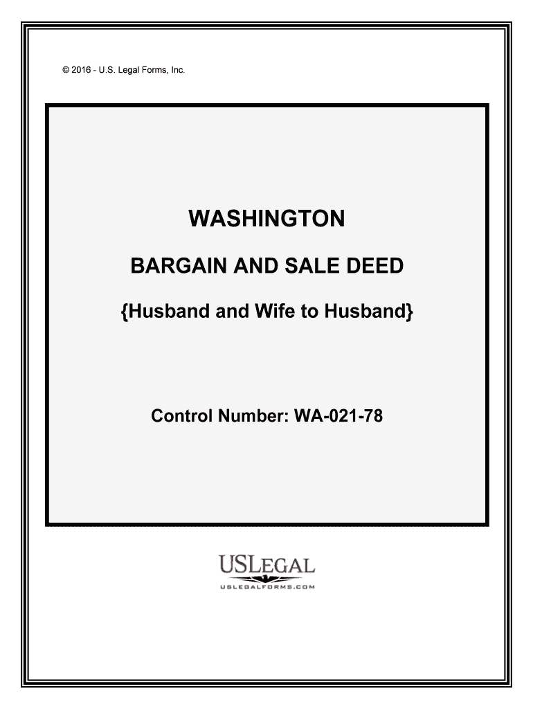 Washington Deed FormsGet a Deed to Transfer Washington