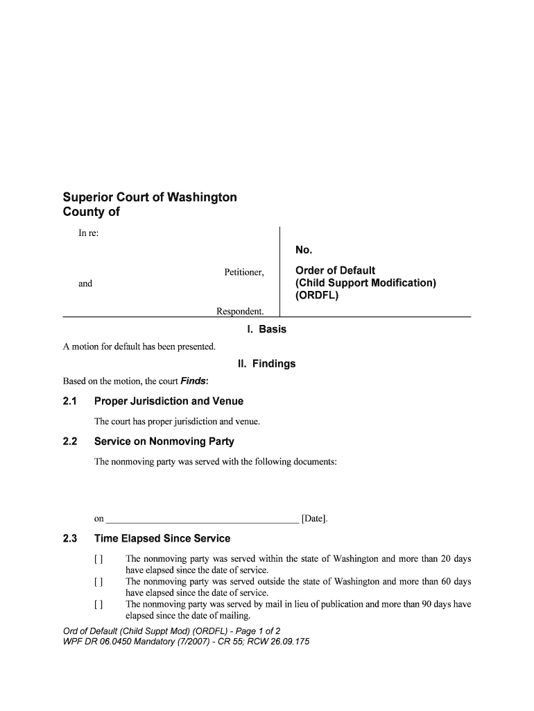 Finishing Your Petition for a Parenting PlanResidential  Form