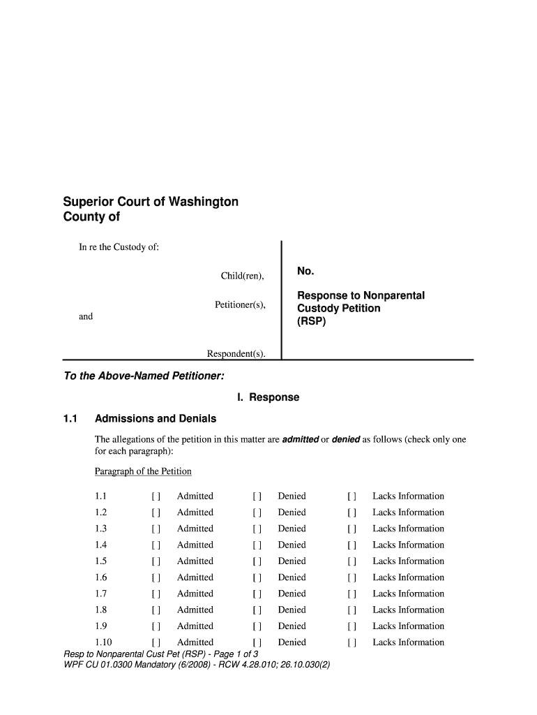 Case Types 3 6 LegalZoom  Form