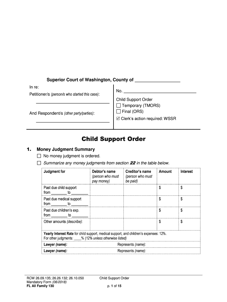 Get and Sign No Money Judgment is Ordered  Form