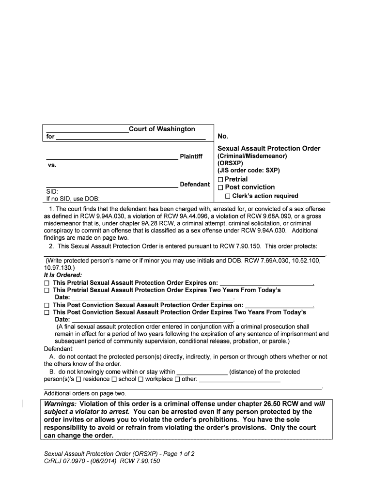 State Court Processing of Domestic Violence Cases  Form