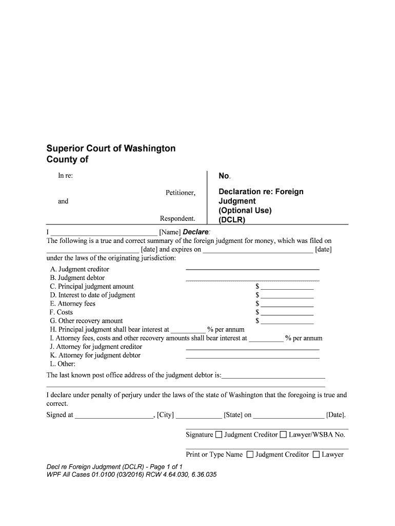 Filing a Motion for WashingtonLawHelp Org  Form