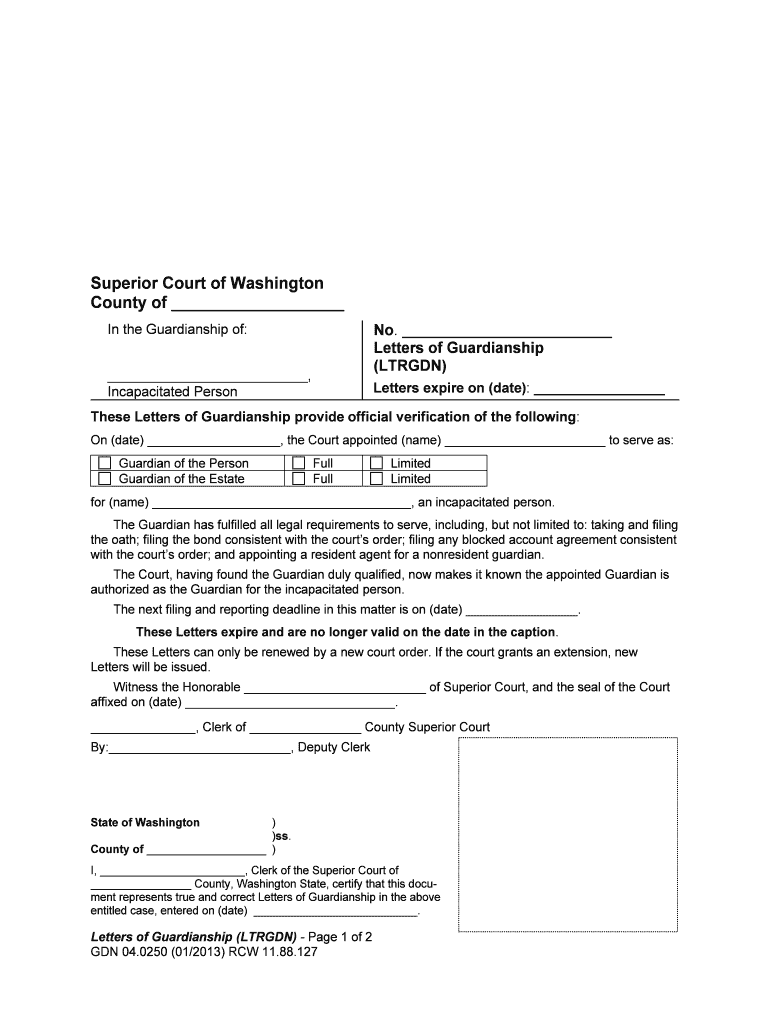 Fill and Sign the Can a Permanent Legal Guardianship in Texas Expire Form