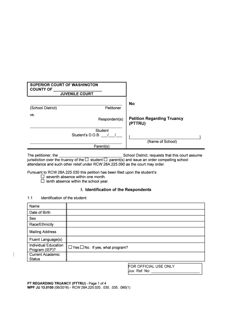 The Petitioner, the School District, Requests that This Court Assume  Form