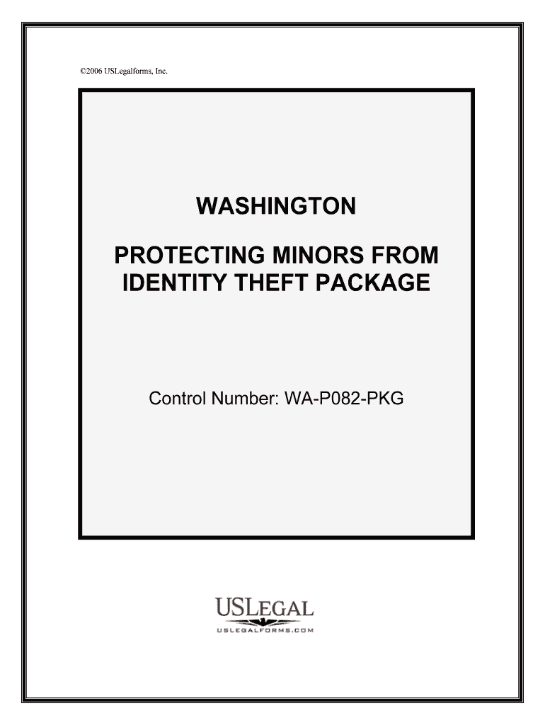 Control Number WA P082 PKG  Form