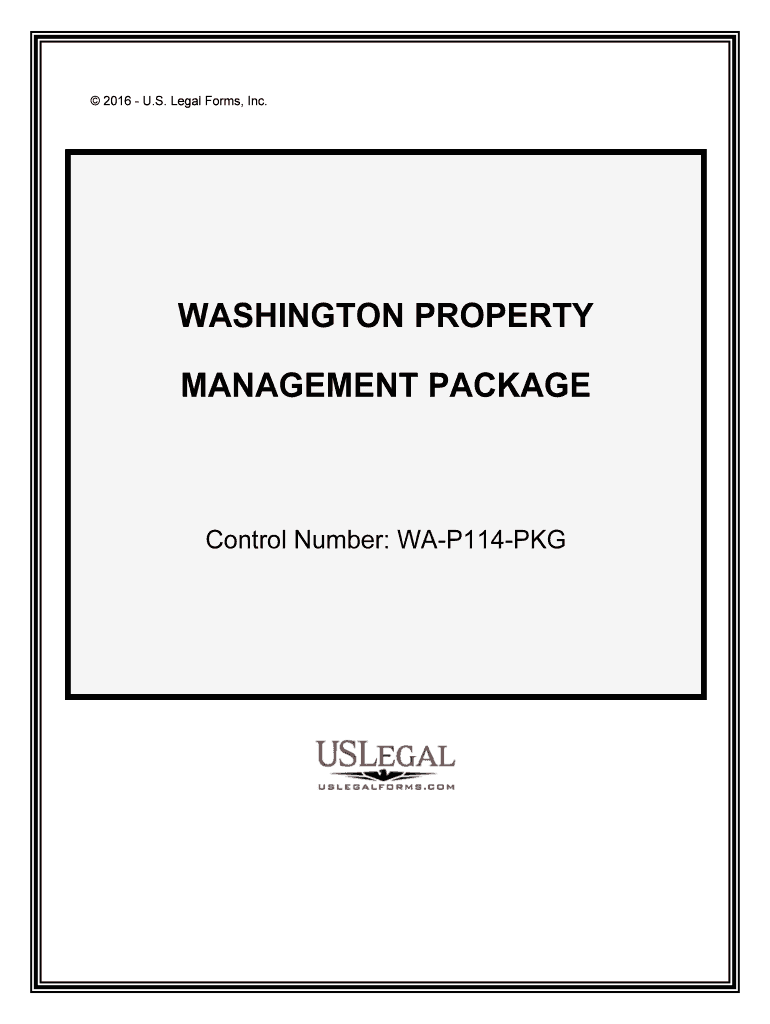 WASHINGTON PROPERTY  Form