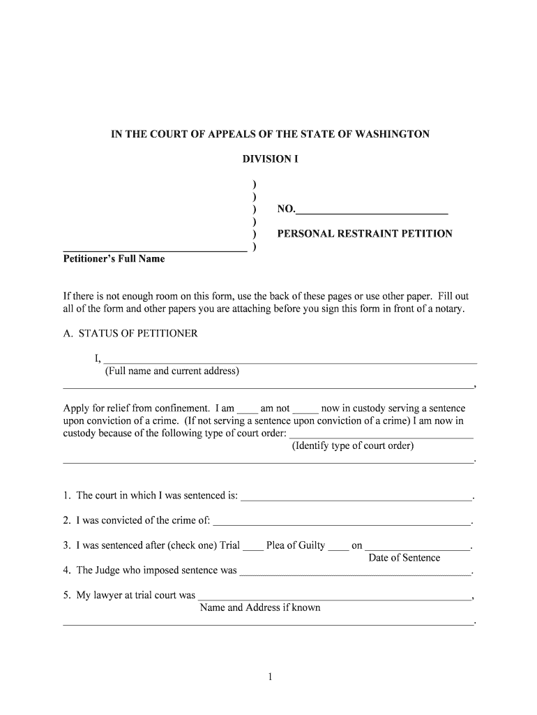 Petitioners Full Name  Form