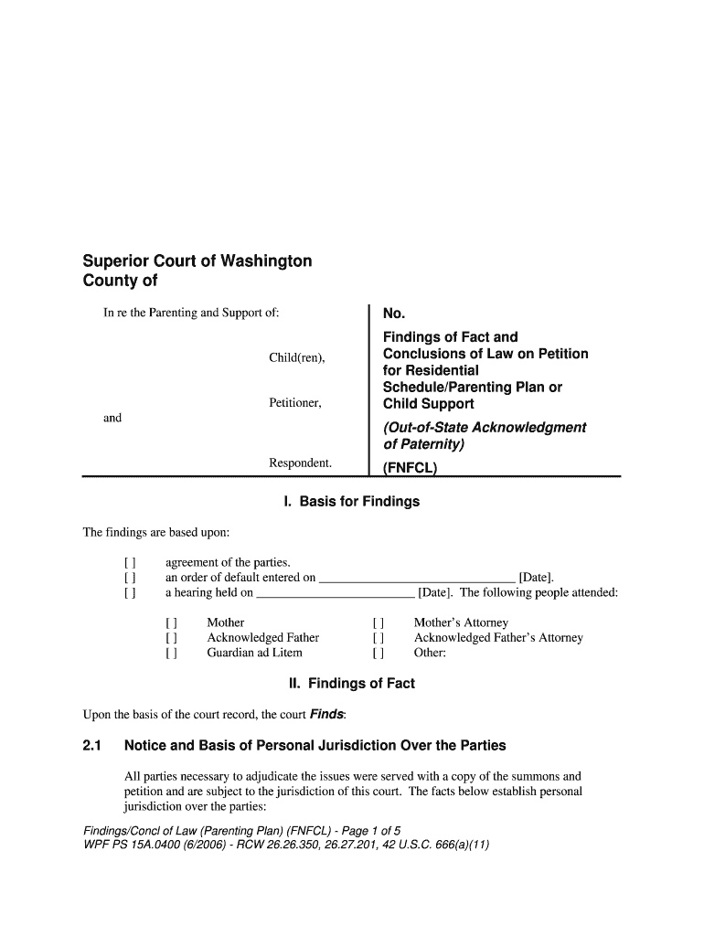 Out of State Acknowledgment  Form