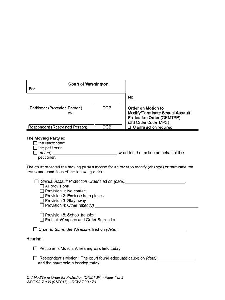 STATE of MAINE DISTRICT COURT Location Docket No Petitioner  Form