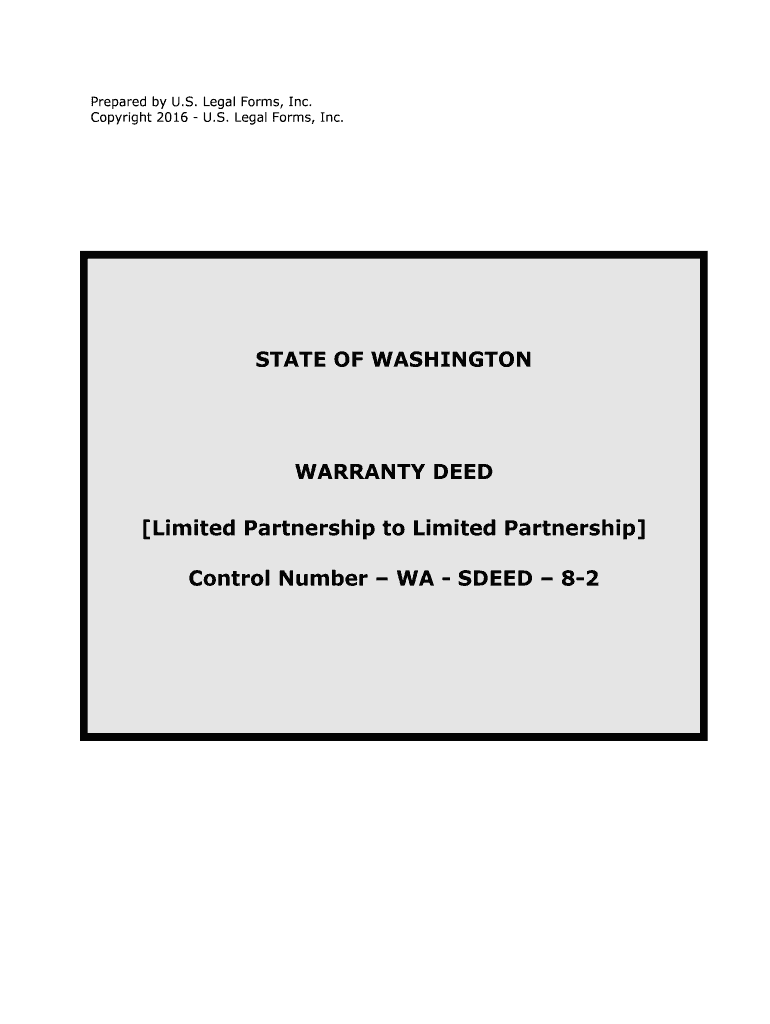 Washington Warranty Deed from Individual to US Legal Forms