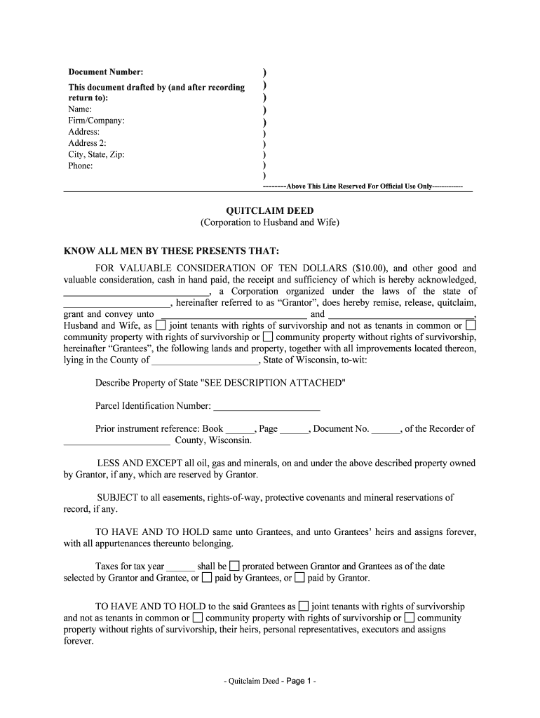 Waukesha County Land Records  Form