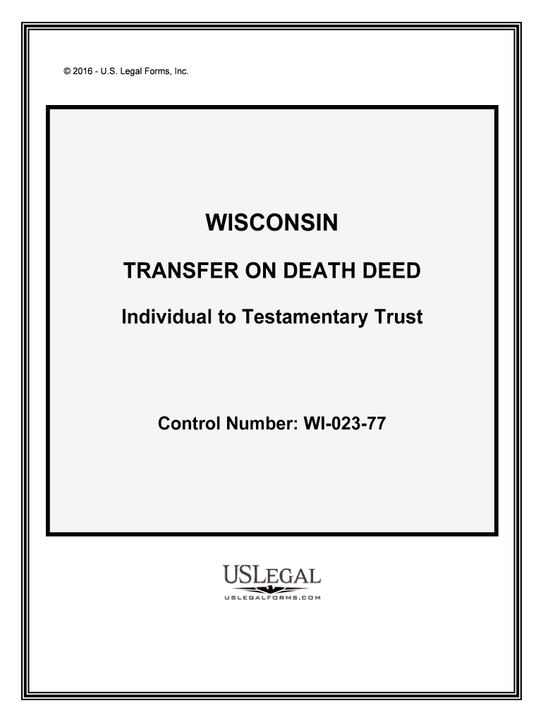 Wisconsin Revocable Living Trust NUPP Legal Forms