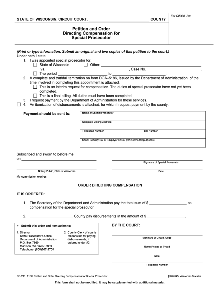 Directing Compensation for  Form