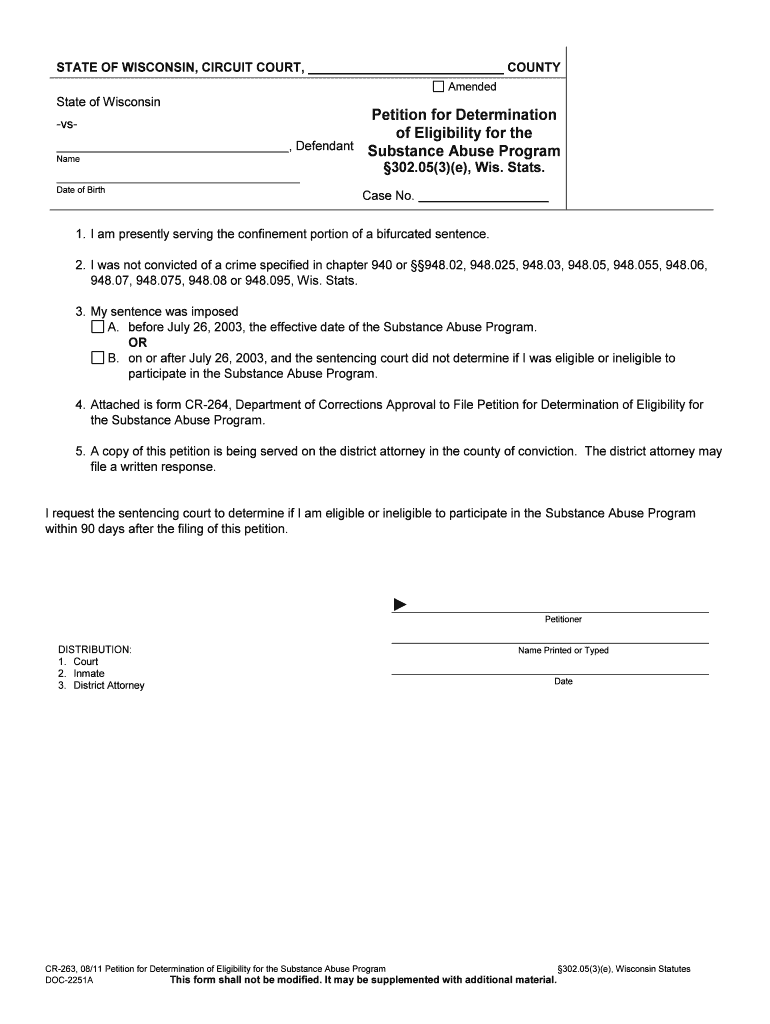 302 053e Wisconsin Legislature  Form