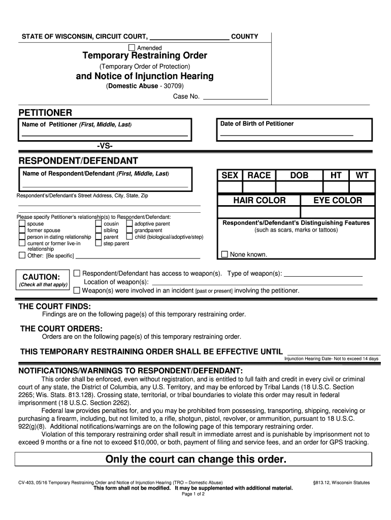 Please Specify Petitioners Relationships to RespondentDefendant  Form