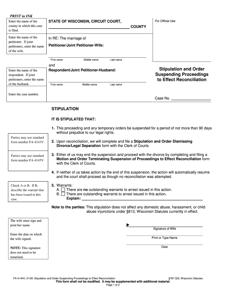 Fill and Sign the Fa 4144 Form