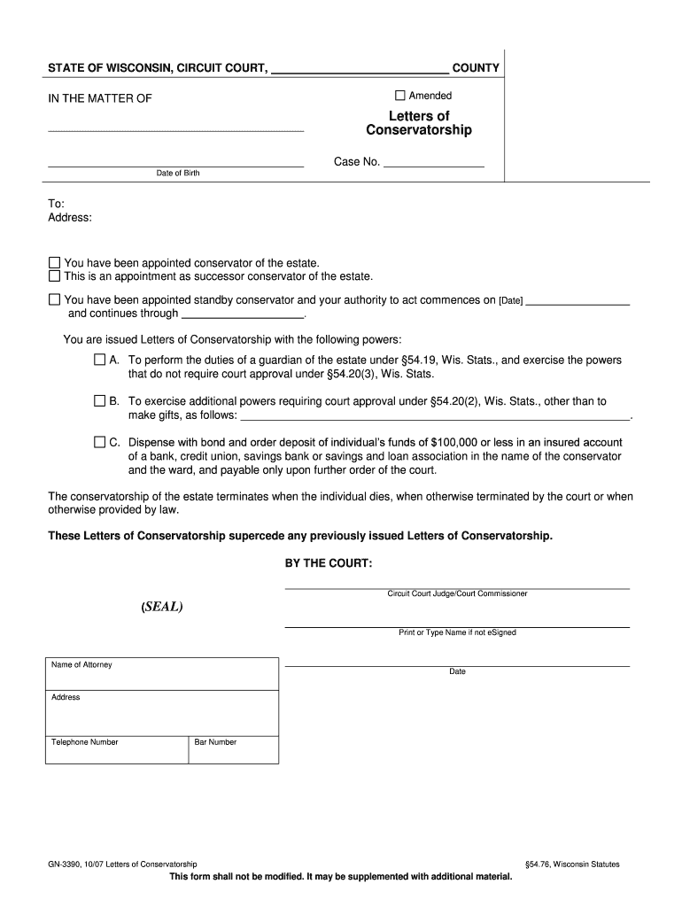 Notice for Conservatorships California Courts CA Gov  Form