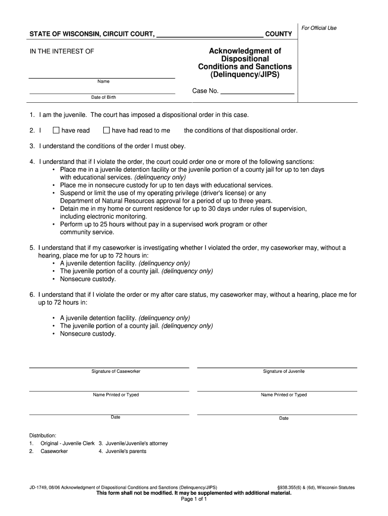 Dispositional  Form