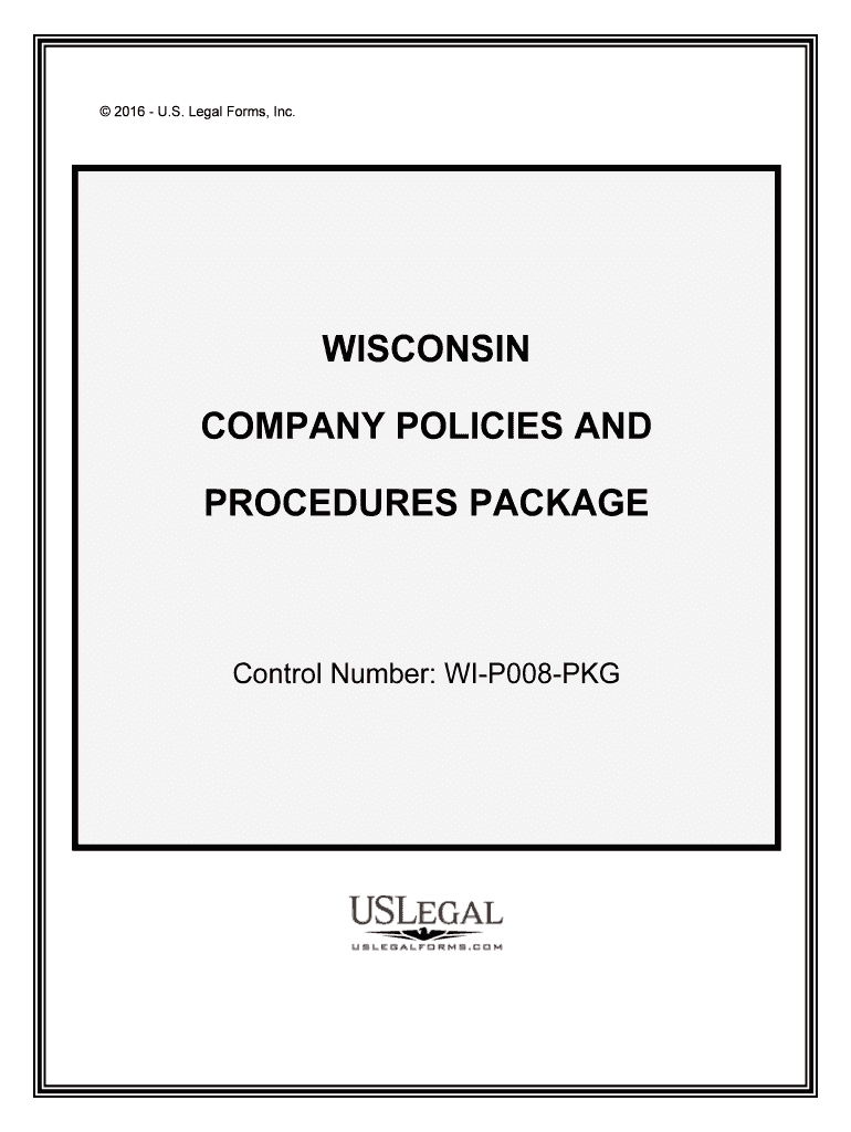 Control Number WI P008 PKG  Form