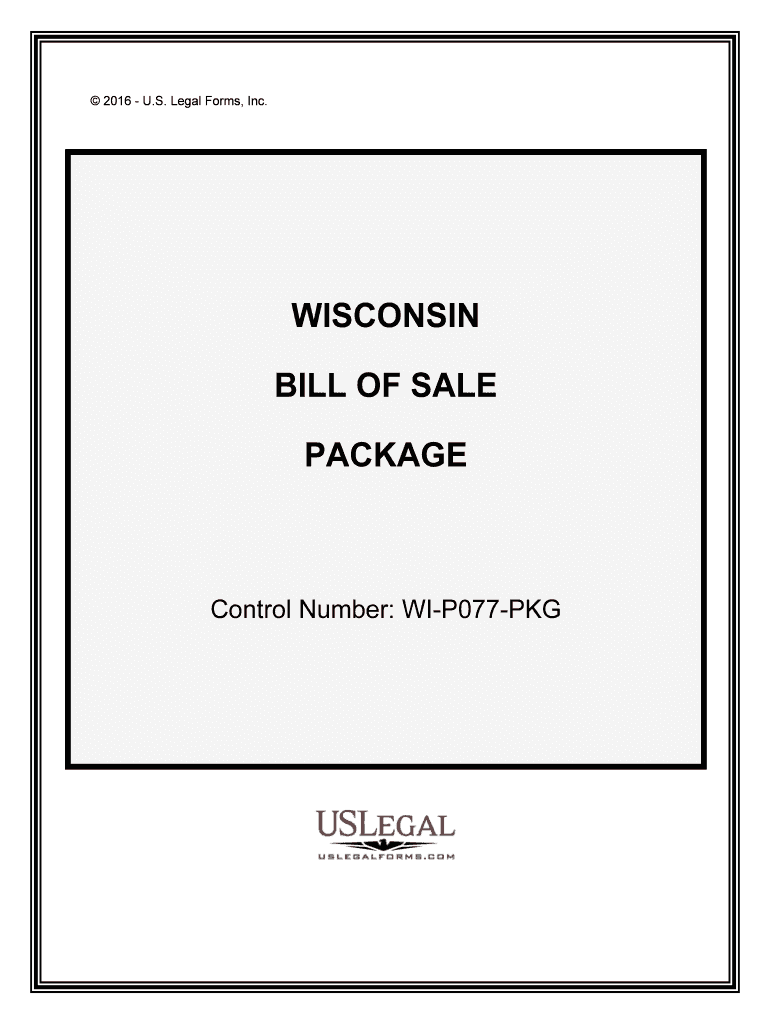 Wisconsin Bill of Sale Templates PDF &amp;amp; DOCX  Form