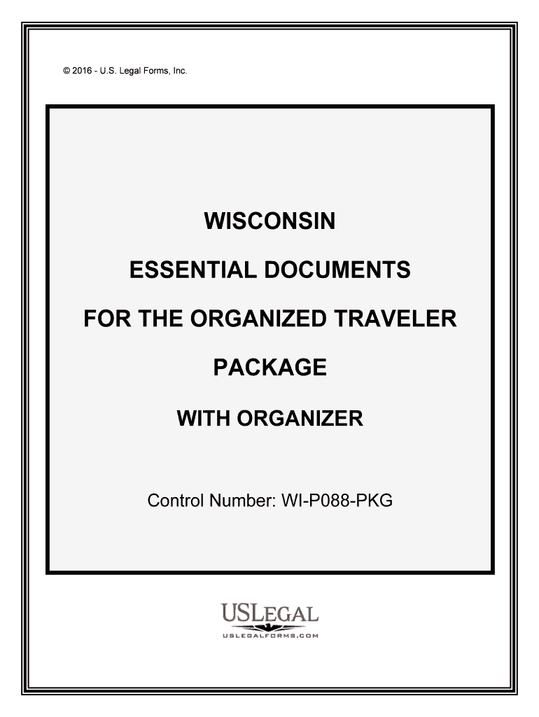 Control Number WI P088 PKG  Form