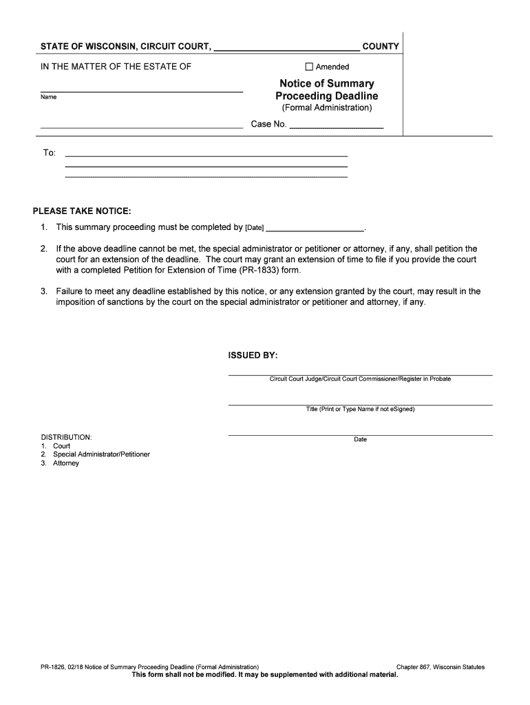 Simplified Probate in FloridaSummary Administration  Form