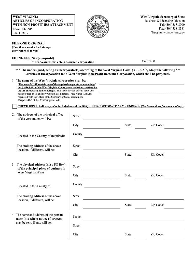 How to Form a West Virginia Nonprofit CorporationNolo