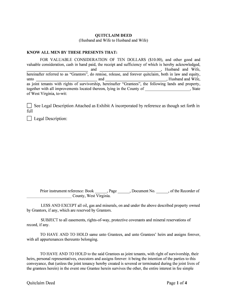 Hereinafter Referred to as Grantors, Do Remise, Release, and Forever Quitclaim, Both in Law and Equity,  Form